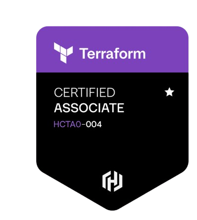 HashiCorp Terraform Associate badge
